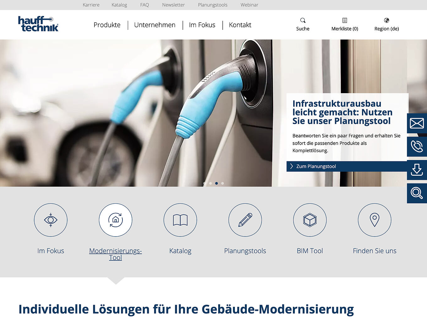 Hauff-Technik Ulm - Responsive Design für das Hauff-Technik Unternehmensportal