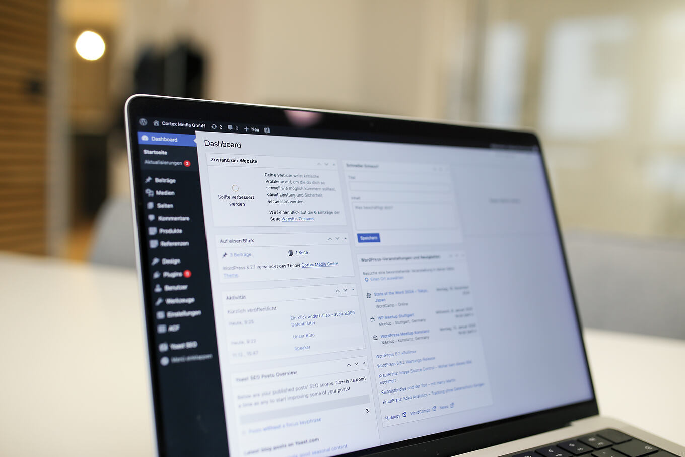 Content Management Systeme (CMS) Ulm - WordPress und Typo3 für flexible Online-Präsenz ohne Programmierkenntnisse