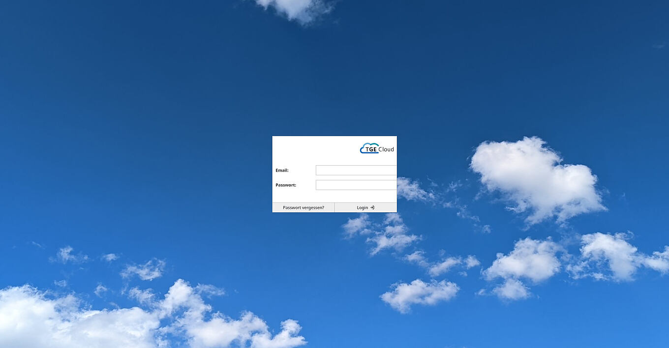 TGE Cloud Ulm - Softwareentwicklung für zentrales Login-Portal mit API-Schnittstelle für interne Module