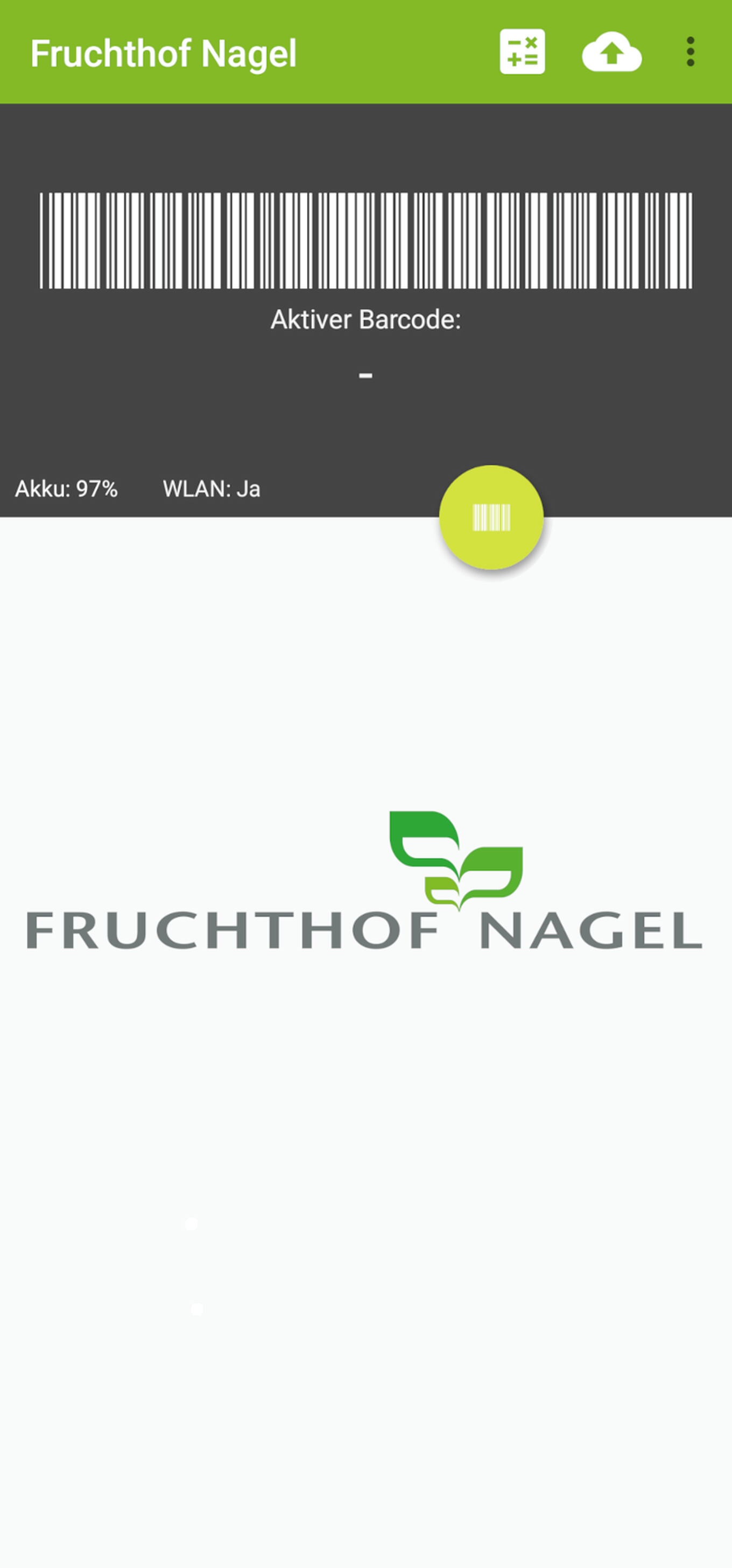 Fruchthof Nagel App Ulm - Android App für Wareneingang mit optimierten Prozessen und automatischer Fehlererkennung