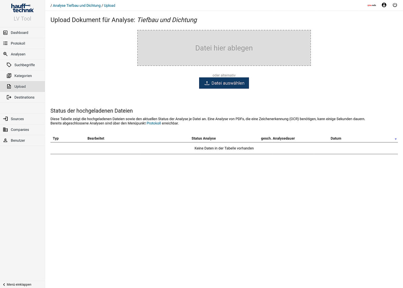 LV-Tool Ulm - Dokumentengenerierung mit Vorverarbeitungsprozess für GAEB- und PDF-Formate
